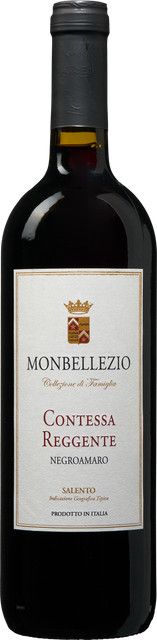 Monbellezio 'Contessa Reggente' Negroamaro Rotwein, Apulien, 0,75 l - Bild 1