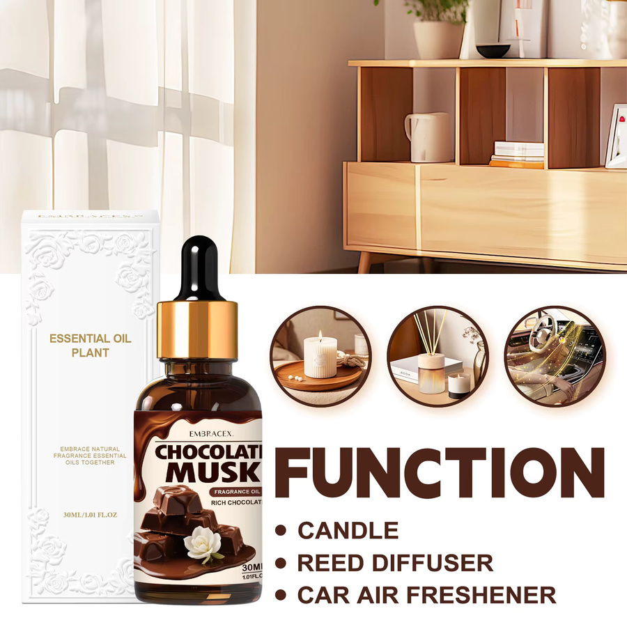 Embracex Schokoladen-Moschus Ätherisches Öl, 30 ml - Bild 3