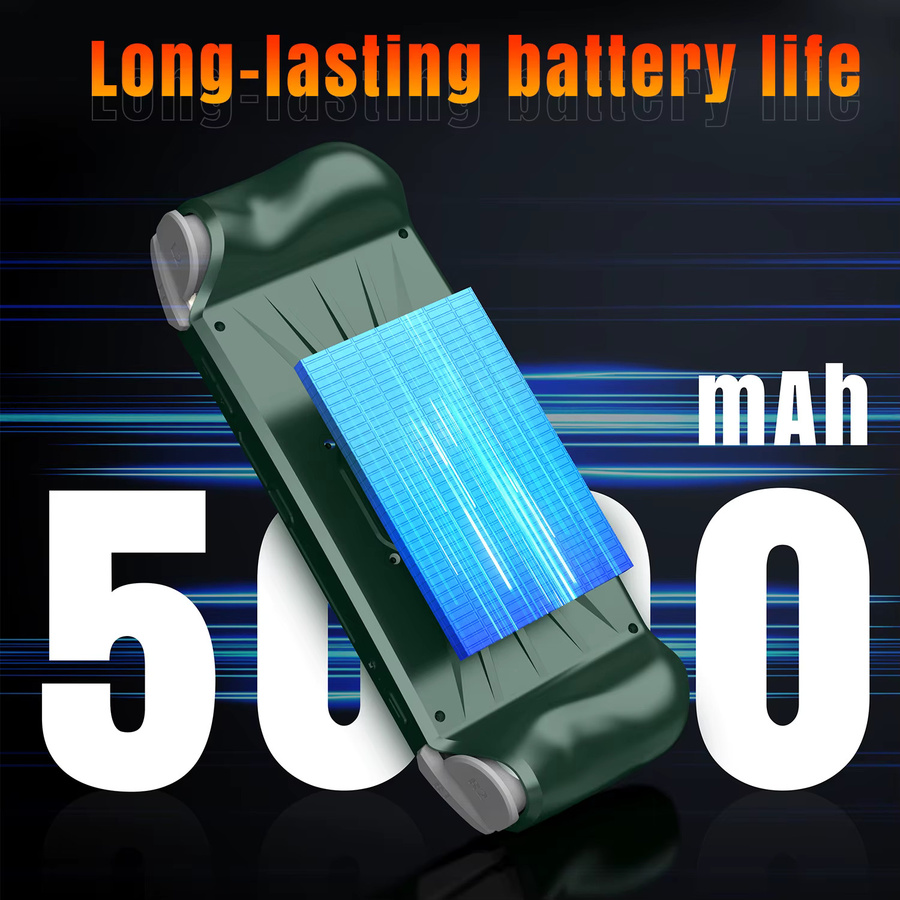 AISLPC RG52 MINI Retro Handheld Spielkonsole in Grün mit 5,5 Zoll IPS Display, RK3562 Chip, WLAN und Bluetooth - Bild 5