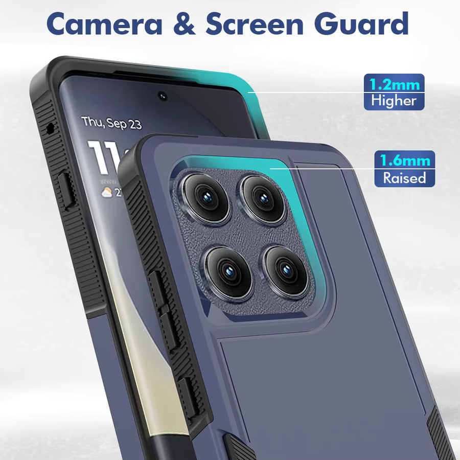 Robuste 2in1 Heavy Duty Armor Schutzhülle für Motorola Moto G Power, G Play, G Stylus 5G (Modelle 2024, 2025, 2026) aus PC und TPU - Bild 5