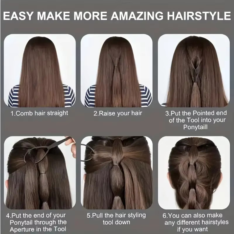 7-teiliges Haar-Styling-Kamm-Set, für normales Haar, Unisex - Bild 3