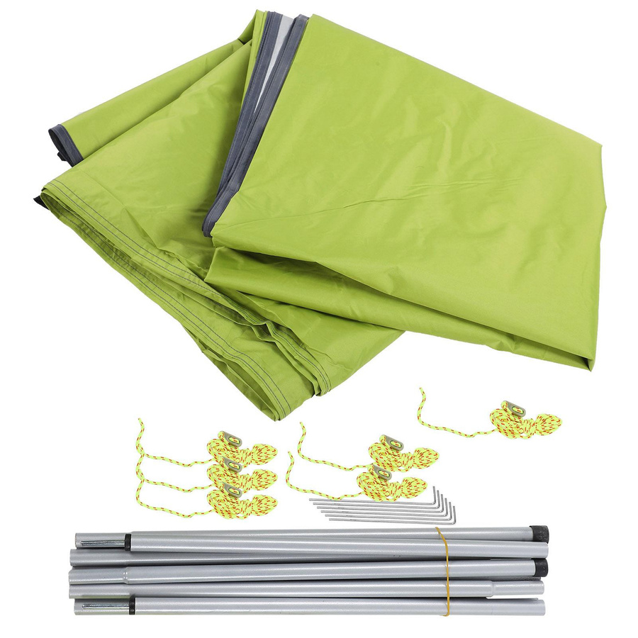 Aotu Tragbare Outdoor-Zeltplane aus Polyesterfaser Regendicht und UV-Sonnenschutz als Mehrzweck-Markise für dein Camping - Bild 2