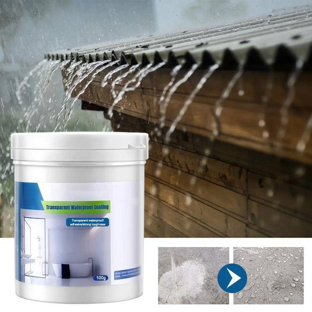 Isfriday Transparenter wasserdichter Kleber und Dichtmittel in Weiß für das Badezimmer und zur Reparatur zu Hause - Bild 1