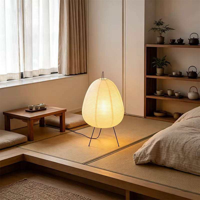 Nordische Wabi-Sabi LED-Schreibtischlampe in Weiß mit USB-Betrieb und warmweißem Licht - Bild 3
