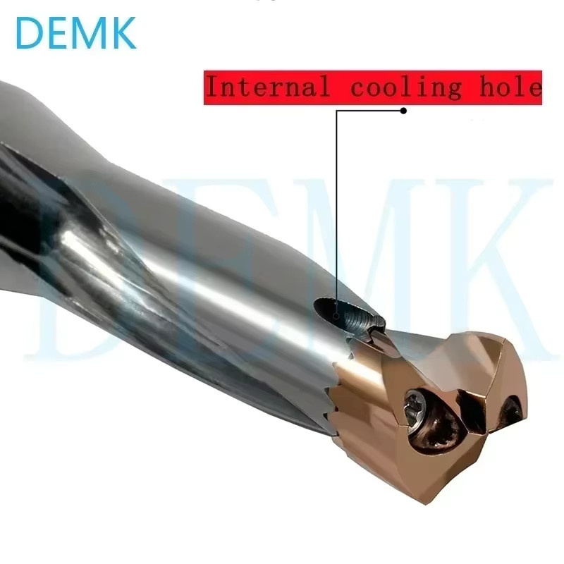 Crown Hochgeschwindigkeits-Spiralbohrer mit Innenkühlung für CNC-Lochbearbeitung, Silber, Durchmesser: 10–25,8 mm - Bild 2