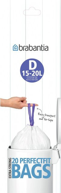 Brabantia Müllbeutel Perfect Fit D 15, 20 Stück - Bild 1