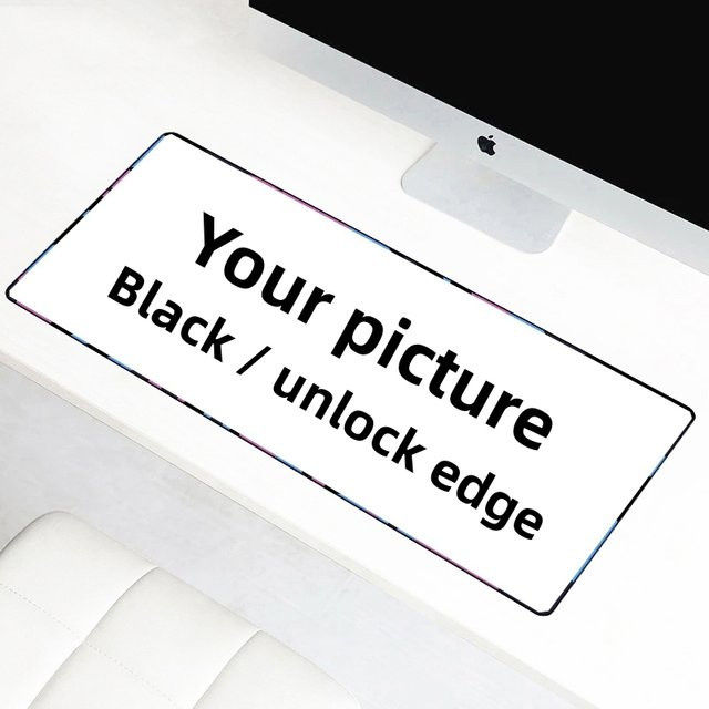 Clanic Anime Gaming Mauspad XXL in Schwarz mit Lock Edge - Bild 1