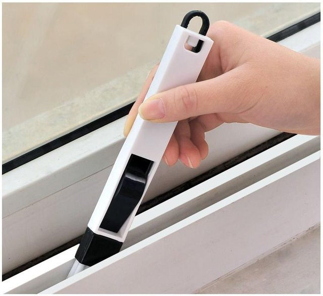 Modern Living Reinigungsbürste für Fensternuten und Tastaturen in Schwarz oder Weiß - Bild 1