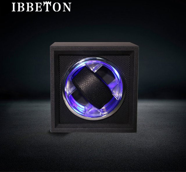 IBBETON Uhrenbeweger Holz, Schwarz, Unisex - Bild 1