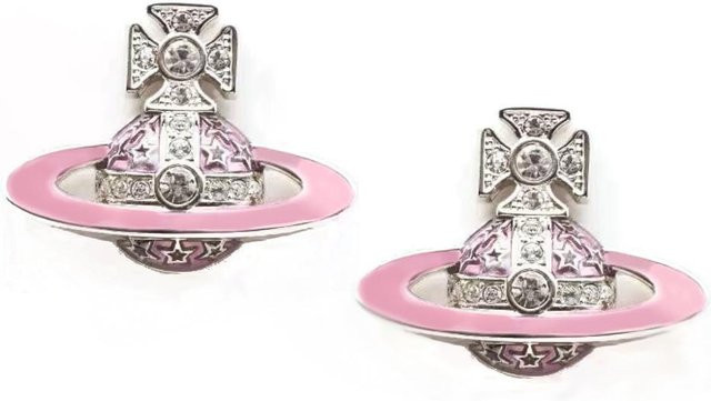 Vivienne Westwood Ohrringe, Silber, Kristall, Damen - Bild 1