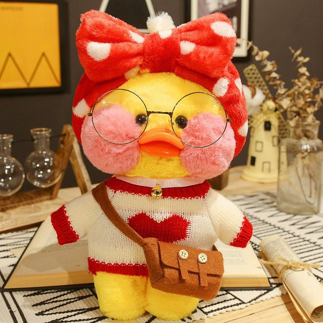 Bai Fen Bai Toys Lalafan Plüschtier gelbe Ente - Bild 1