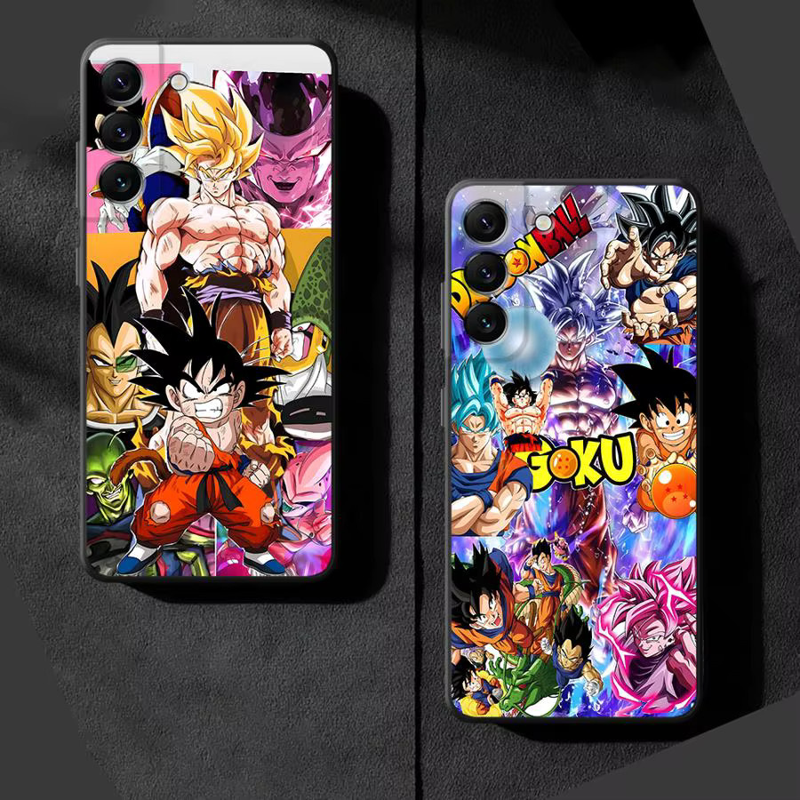Schwarze weiche Handyhülle mit Dragon Ball Son Motiv für Samsung Galaxy A-Serie (A22 bis A73) - Bild 2