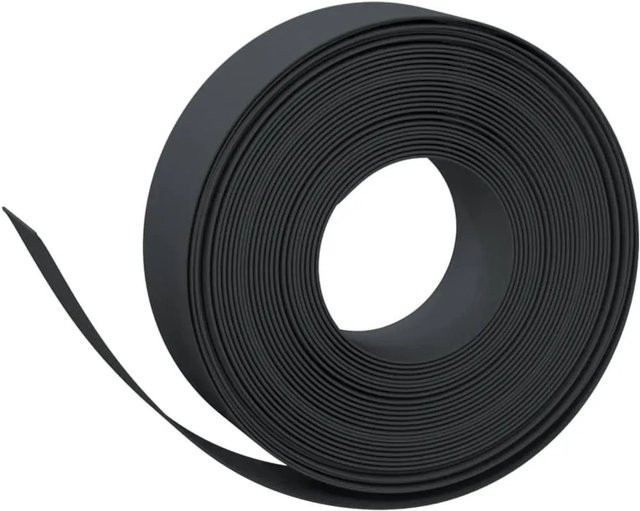 vidaXL Rasenkante aus Polyethylen in Schwarz, Länge: 10 m, Höhe: 15 cm - Bild 1