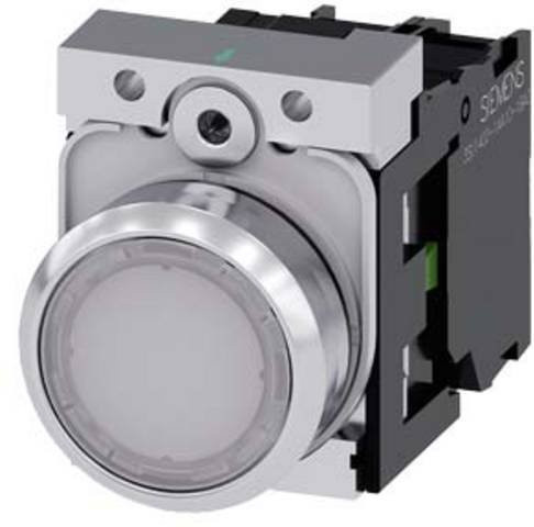Siemens Drucktaster 3SU1156-0AB60-1BA0 in Weiß und Grau aus Metall - Bild 1