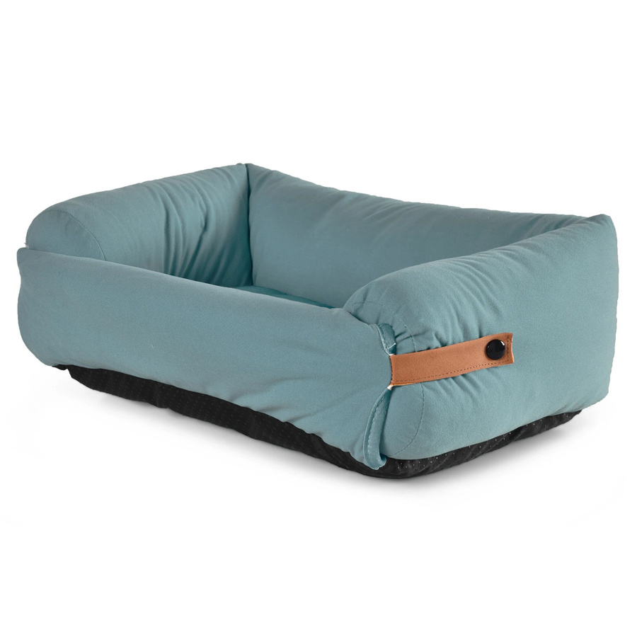 Heim Zwei-Wege-Tierbett Forest in Grün aus Polyester mit rutschfester Unterseite, B/T/H: 92 x 69 x 16 cm - Bild 2