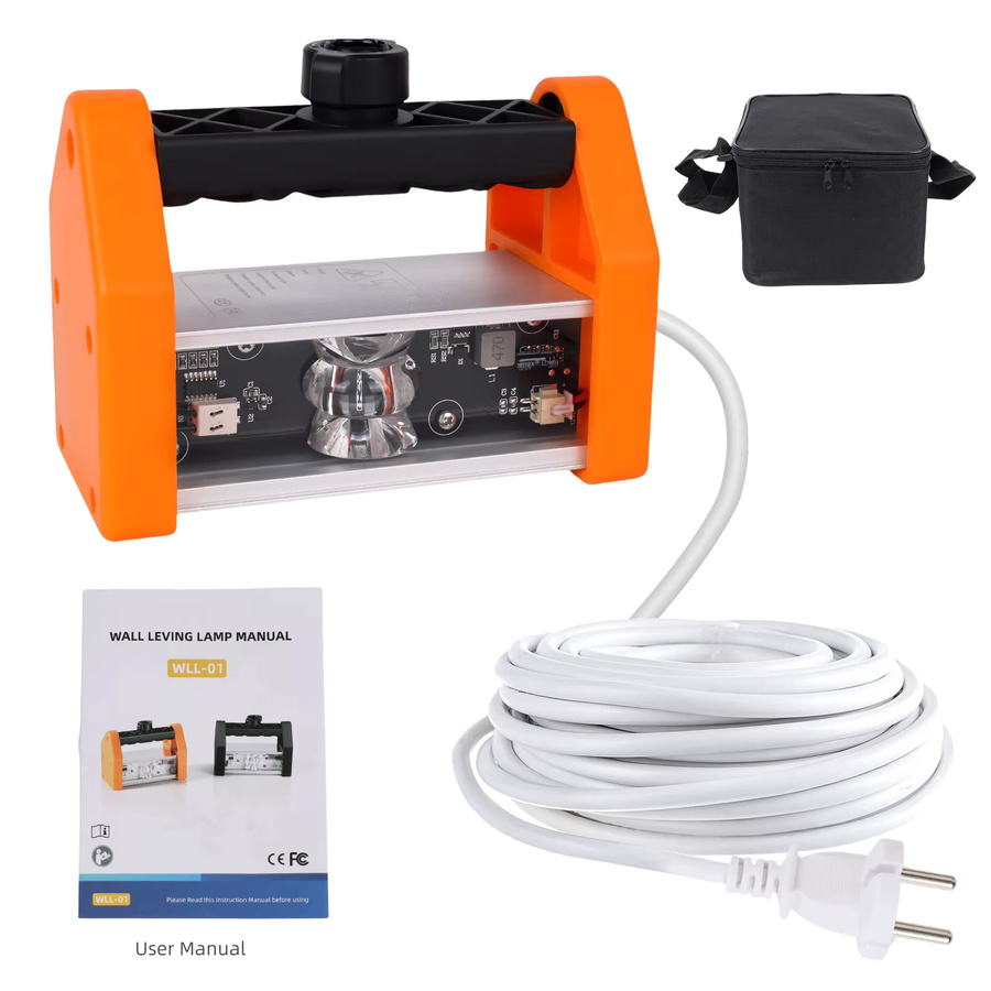 Podofo Wandschleif-Inspektionsleuchte mit 155 Grad Ultra-Weitwinkel für Lackierarbeiten in Transparent und Orange - Bild 6