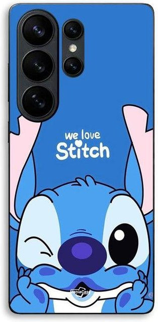 Maniacase Handyhülle für Samsung Galaxy S26 Ultra in Blau und Schwarz mit süßem Stitch Design - Bild 1