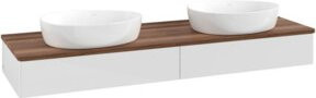 V&B Waschtischunterschrank Antao mit Beleuchtung, Farbe Weiß, B/T: 160 x 50 cm - Bild 1