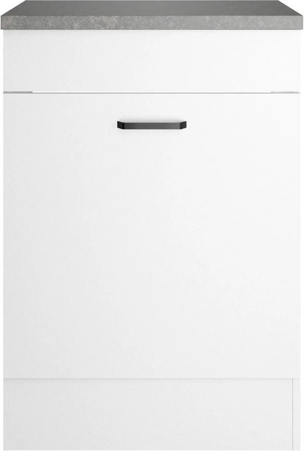 OPTIFIT Spülenunterschrank Bonn214 Weiß matt, B/T/H: 60 x 60 x 88 cm - Bild 1