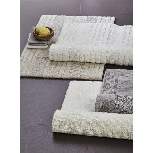 Schöner Wohnen Kollektion Badteppich Bahamas grau mit Bordüre, Breite: 60 cm, Länge: 90 cm - Bild 2