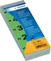 HERMA Nummernetikett aus Papier, Vielzweck, B: 28 mm, H: 56 mm - Bild 1