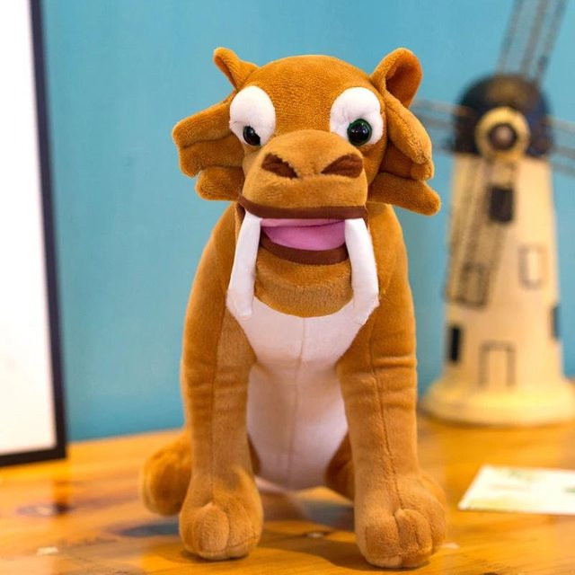 Yiran Health & Beauty Eiszeit Plüschtier Eichhörnchen Mammut Elefant Säbelzahntiger, Stoffpuppe, 20cm, ab 1 Jahr - Bild 1