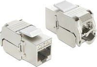 Delock RJ45 Keystone-Einbaumodul CAT 6a für Ethernet/LAN mit LSA-Anschluss - Bild 1