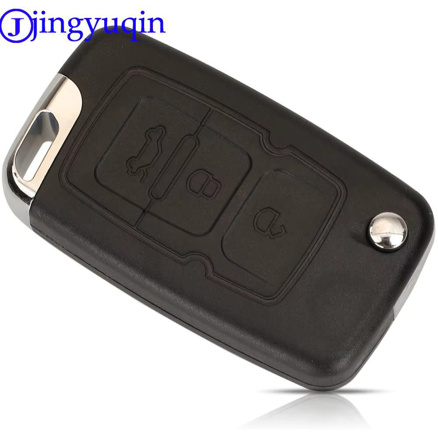 Jingyuqin 10er Set Auto Fernbedienung Schlüsselgehäuse mit 3 Tasten für Geely Emgrand 7 EC7 EC715 EC718 und EC7-RV Modelle in Schwarz - Bild 2