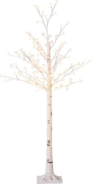 HOMCOM LED Kirschblütenbaum mit 120 warmweißen LEDs, 150 cm Höhe, IP44 wetterfest für Innen und Außen, dimmbar mit 3 Helligkeitsstufen - Bild 1