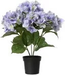 DECORIS Kunstpflanze Hortensie in Purple, Tischdeko aus Textil, Höhe: 46,0 cm, Breite: 28,0 cm, Tiefe: 28,0 cm - Bild 1