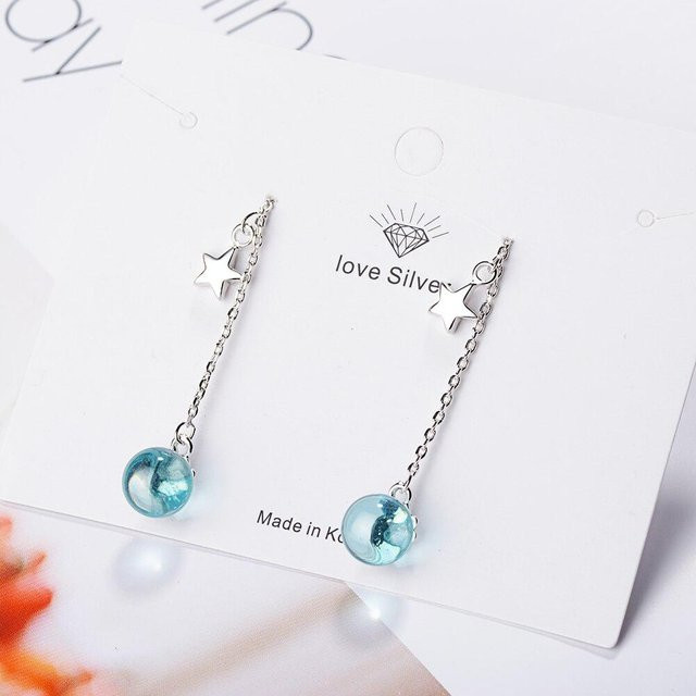 YIRAN Jewelry Ohrringe, 925 Silber, Kristall, Perle, Zirkonia, Damen - Bild 1