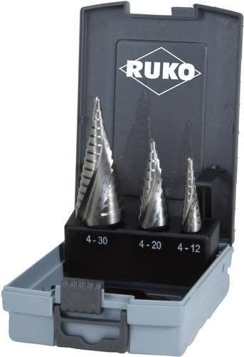 RUKO HSS Stufenbohrer-Set 3-teilig in Silber - Bild 1