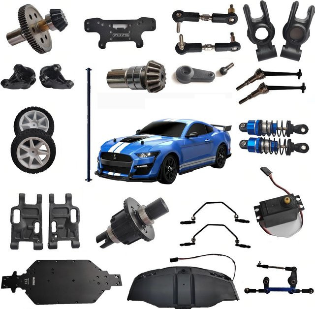 MJX Hyper Go 10306, R/C Autos, LKWs, Original-Ersatzteile, Metall - Bild 1