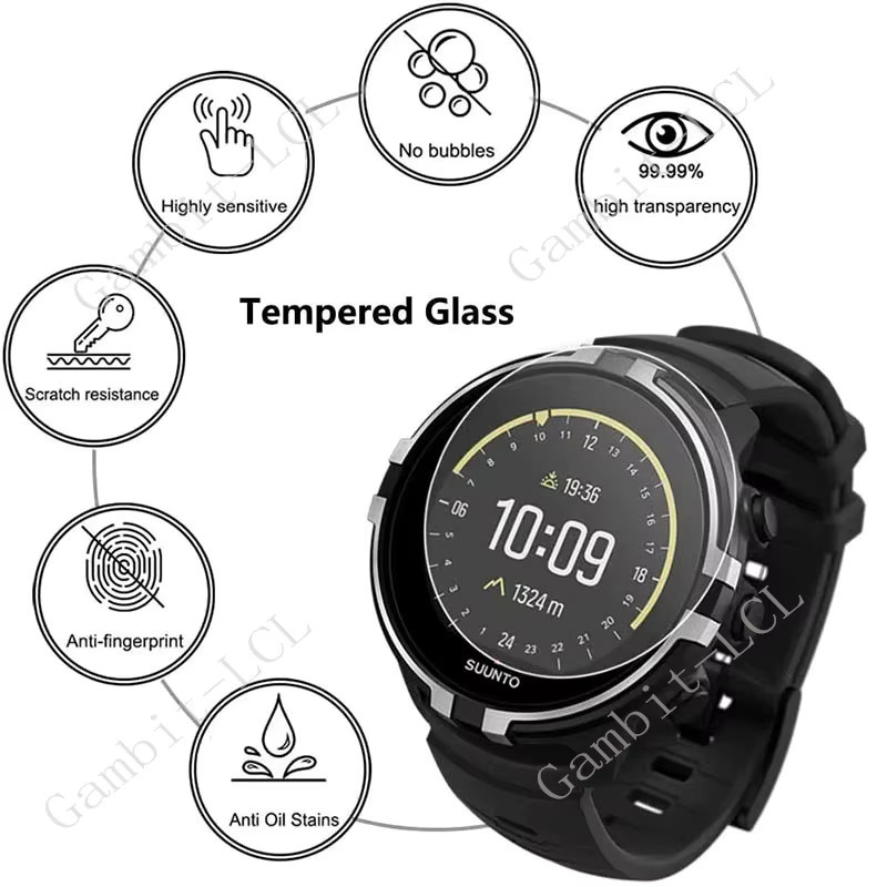 KOSPET TANK T3 Ultra Smartwatch Displayschutz aus gehärtetem 9H Glas, transparent - Bild 4