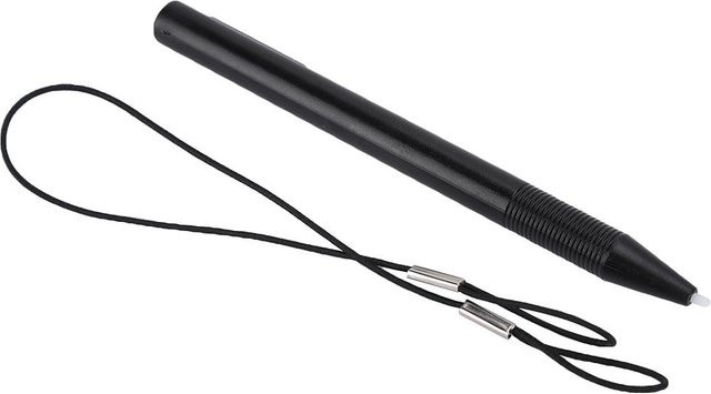DIYelecs Resistiver Touchscreen-Stift mit Teleskopseil für POS und PDA in Schwarz, Silber oder Rot - Bild 1