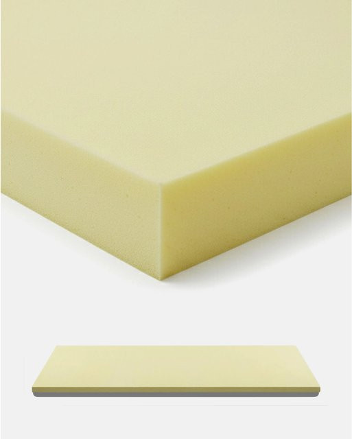 AM Qualitätsmatratzen Viscoschaum Topper aus Memory Foam in Weiß, B/T: 120 x 200 cm - Bild 1