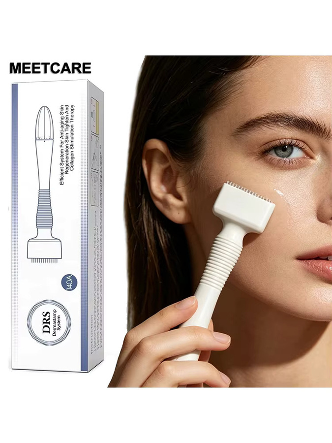 MEETCARE Derma Stamp Mikronadel-Roller, Unisex, für Gesicht, Haare und Kopfhaut - Bild 3