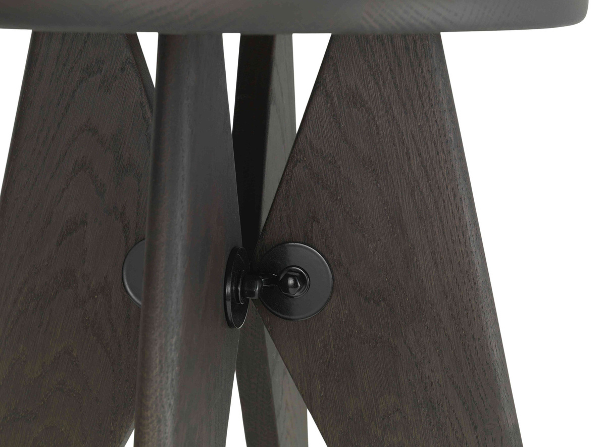 Vitra Tabouret Bois Hocker aus Holz in Braun - Bild 3
