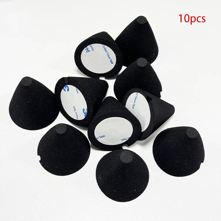 10 Stück Roland Ersatz-E-Drum-Trigger-Sensor-Schaumstoffschwamm in Schwarz, Maße: 35 x 37 mm, passend für PD85 PD125 PD105 PD128 PD108 PDX100 PD 80 80R 120 - Bild 2