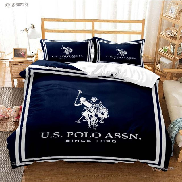 Casal Bettwäsche-Set mit Bettbezug und Kissenbezügen aus Polyester in Blau mit Tier-Grafikdesign, B/T: 228 x 228 cm - Bild 1