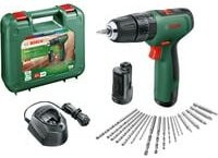 Bosch Home and Garden EasyImpact 1200 Akku-Schlagbohrschrauber 12V mit 2 Akkupacks, Ladegerät und Zubehör in Grün/Schwarz - Bild 1