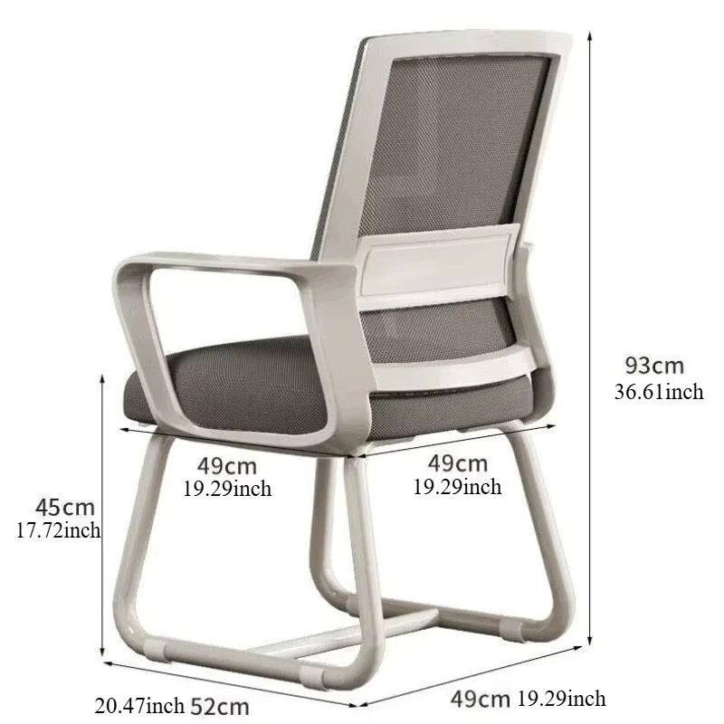 Ergonomischer Gaming Stuhl von LIUSHADUOLA in modernem Design mit Armlehnen und Stoffbezug - Bild 3