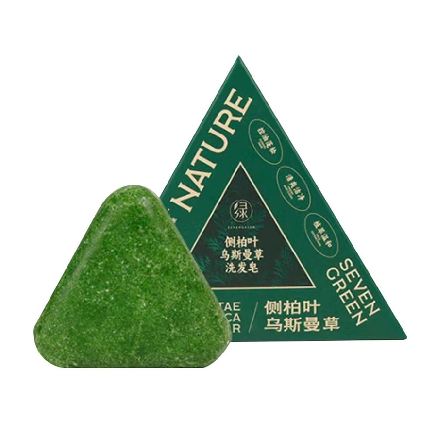 Seven Green Platycladi Usman Grass Shampoo-Seife, 120 g, Unisex - Bild 6