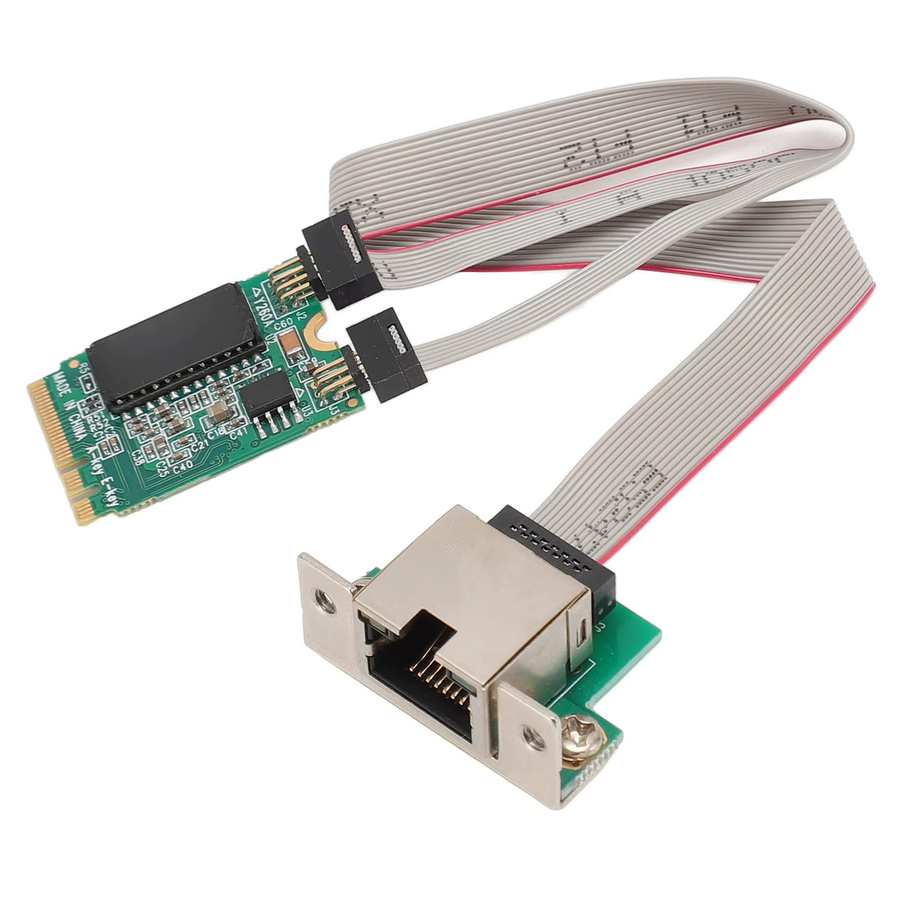 VBESTLIFE M.2 A+E Gigabit Ethernet Netzwerkkarte mit I210AT Chip und Single Port RJ45 - Bild 2