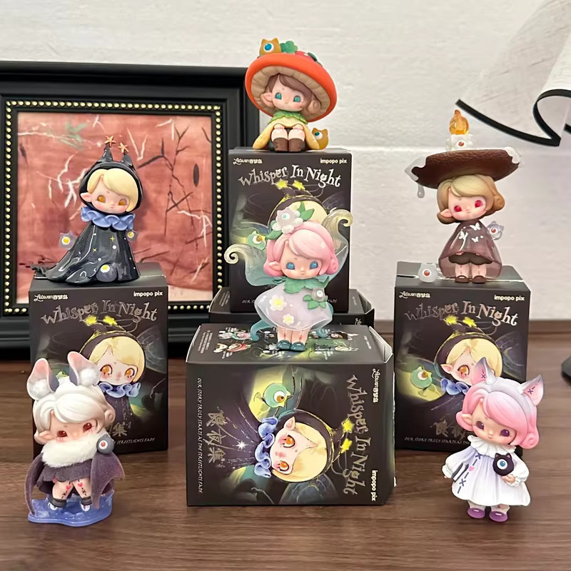 Impopo Whisper in Night, Blind Box Surprise Mystery Box, Anime Figur, Puppe, Ornament - Bild 2