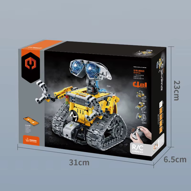 BXA Technische Stadt MOC 4 IN 1 RC Roboter Modell, Bausteine, 560 Teile - Bild 5
