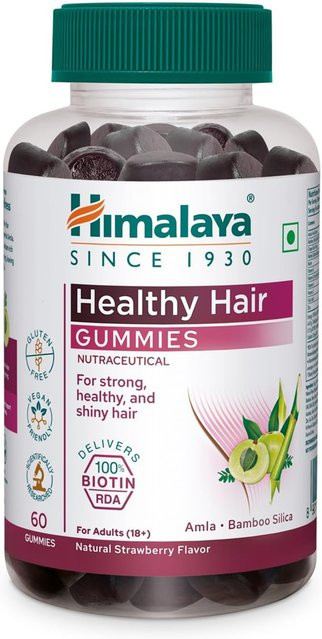 Himalaya Hair Health Gummies mit Biotin, 60 Stück, vegan - Bild 1