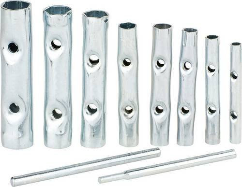 kwb Rohrsteckschlüsselsatz 10-teilig aus Stahl in Silber - Bild 1