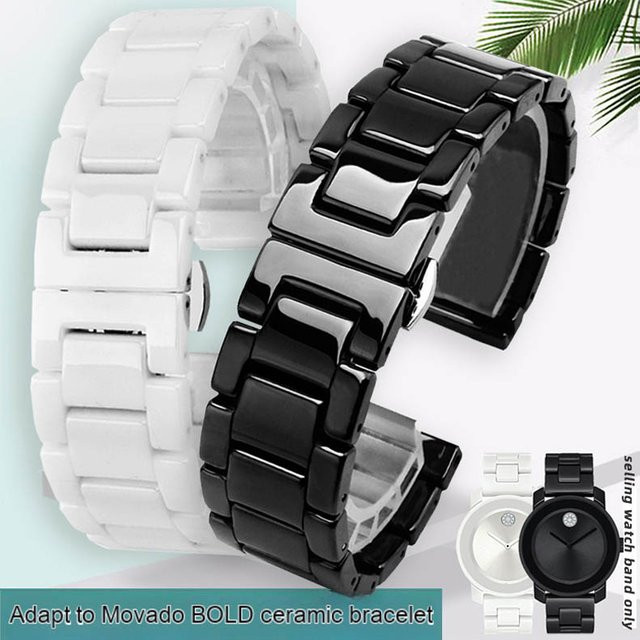 Movado Uhrenarmband Keramik, 20 mm, 22 mm - Bild 1
