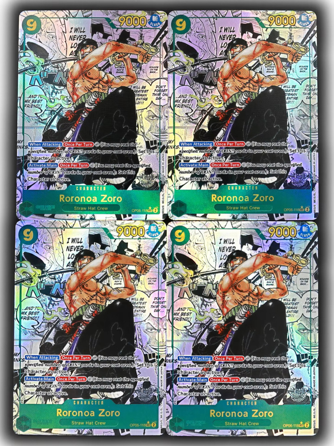 Bandai One Piece Zoro Manga-Karte, Grün, Englisch - Bild 5